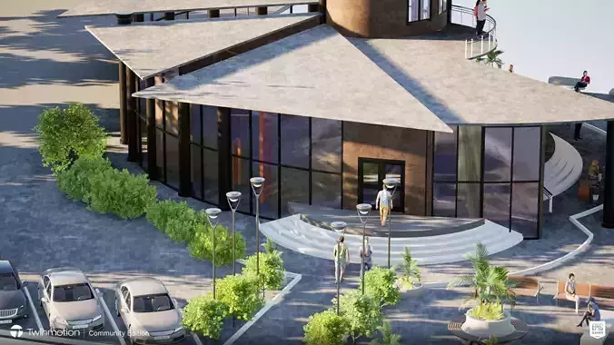 Exterior Museum 3D model