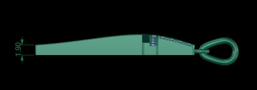 Pendant Cross 3D model_6