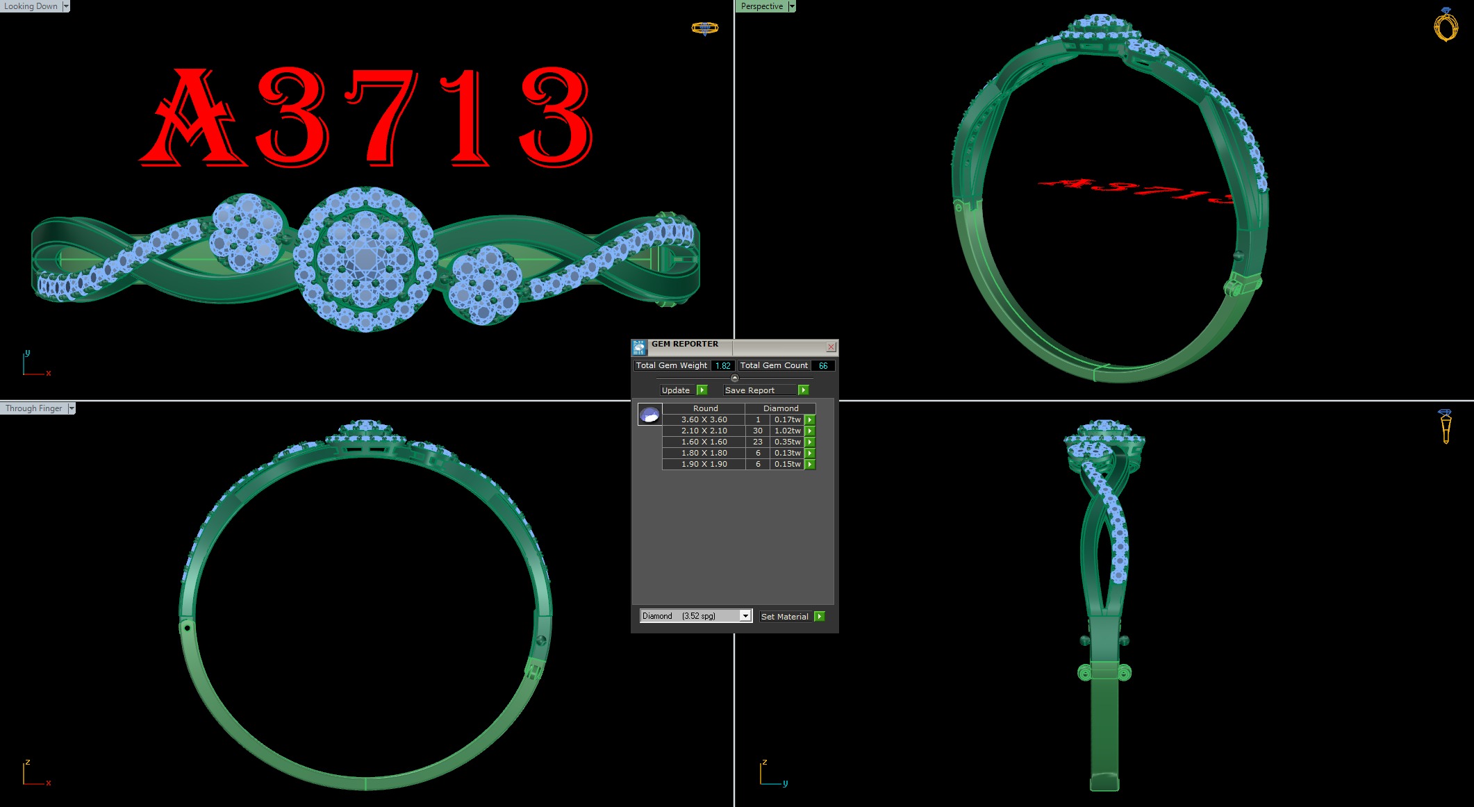 bangle bracelet 10 model  3D print model_5