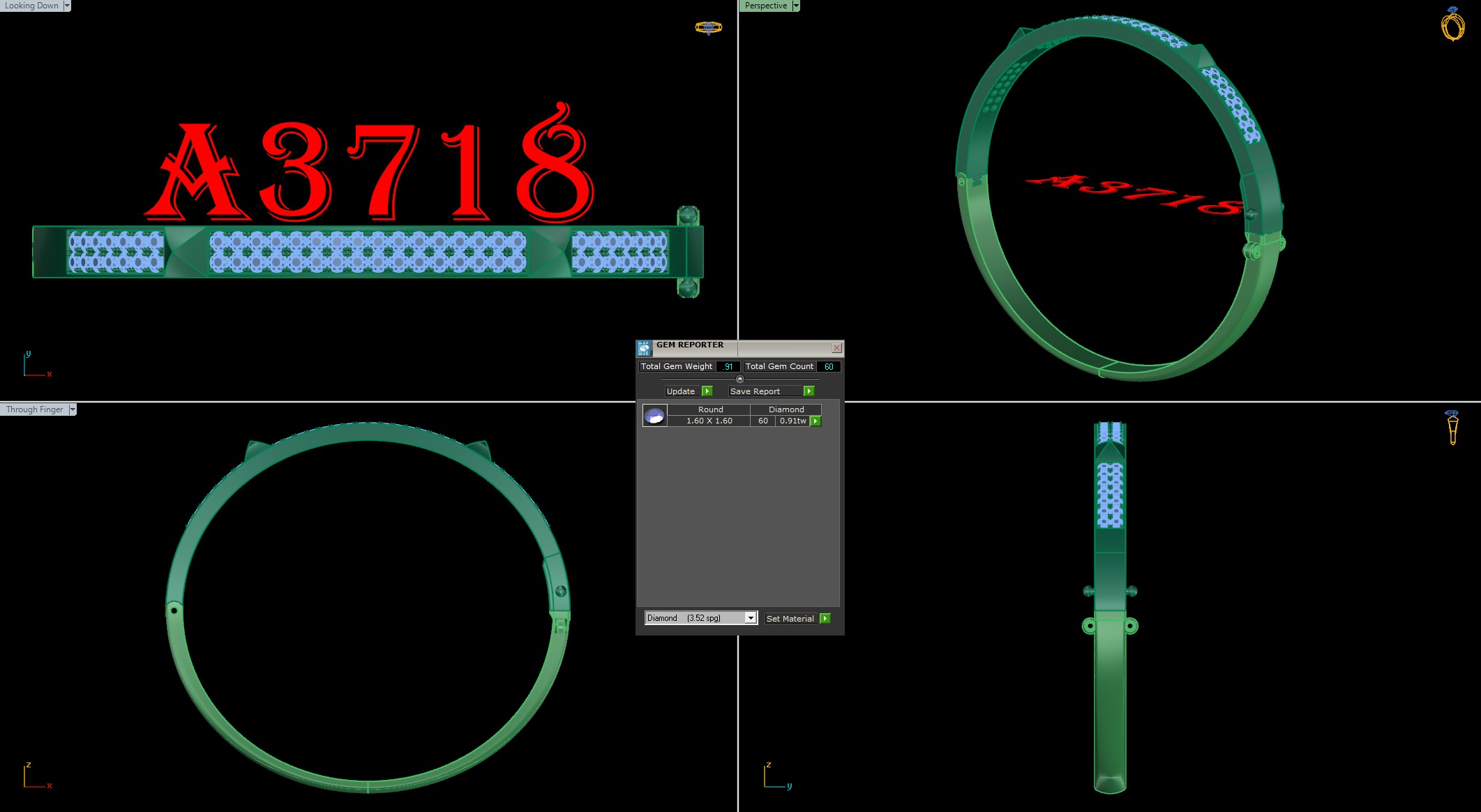 bangle bracelet 10 model  3D print model_6