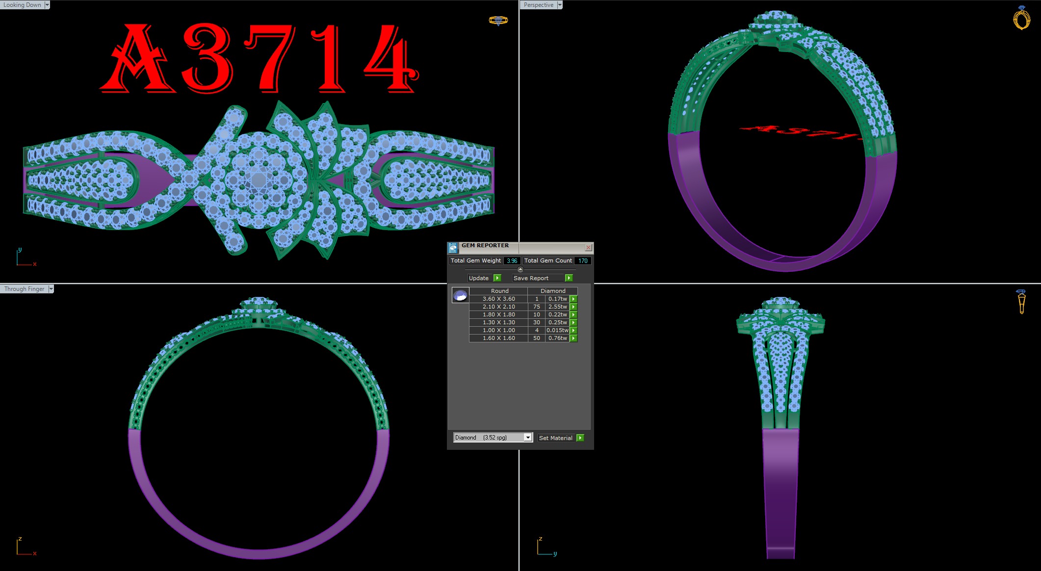 bangle bracelet 10 model  3D print model_1