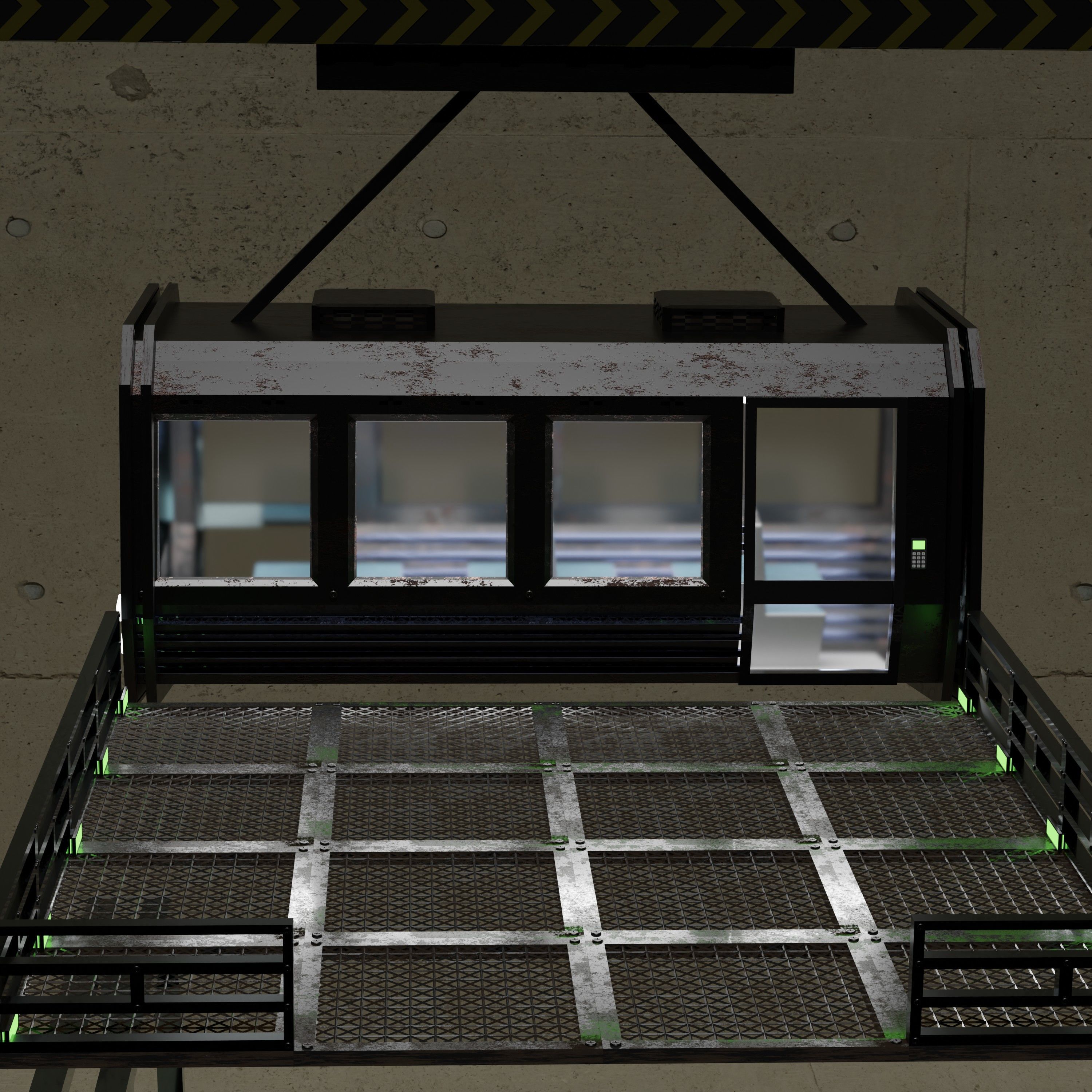 Half Life Train Free 3D model_1