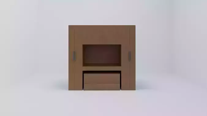 wardrobe with desk