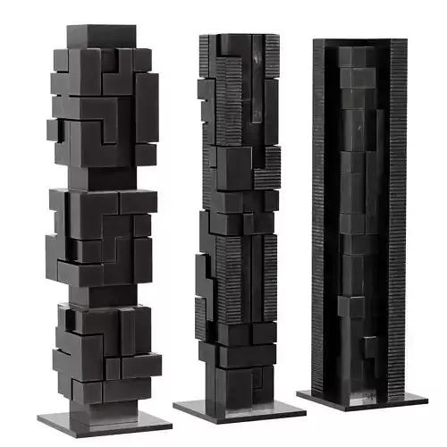 Abstract sculptures Buldings