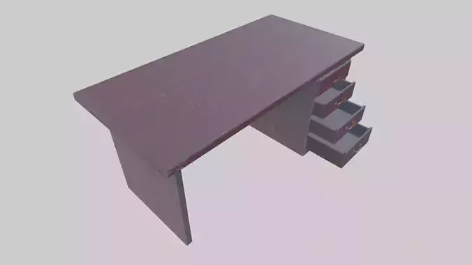 Office Desk with storage cabinets 