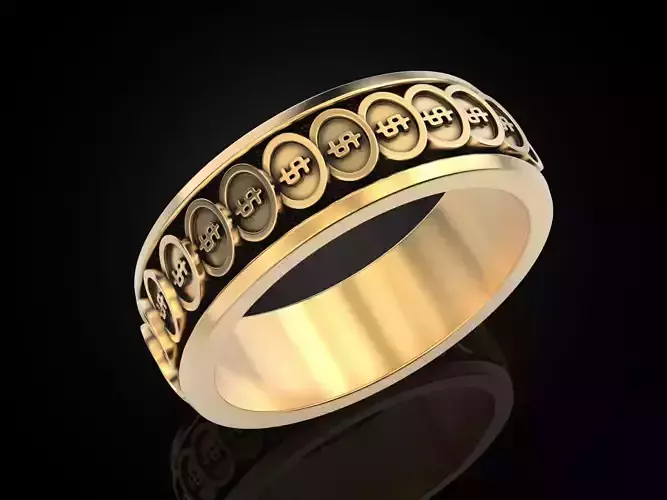 Coin Ring 3D print model