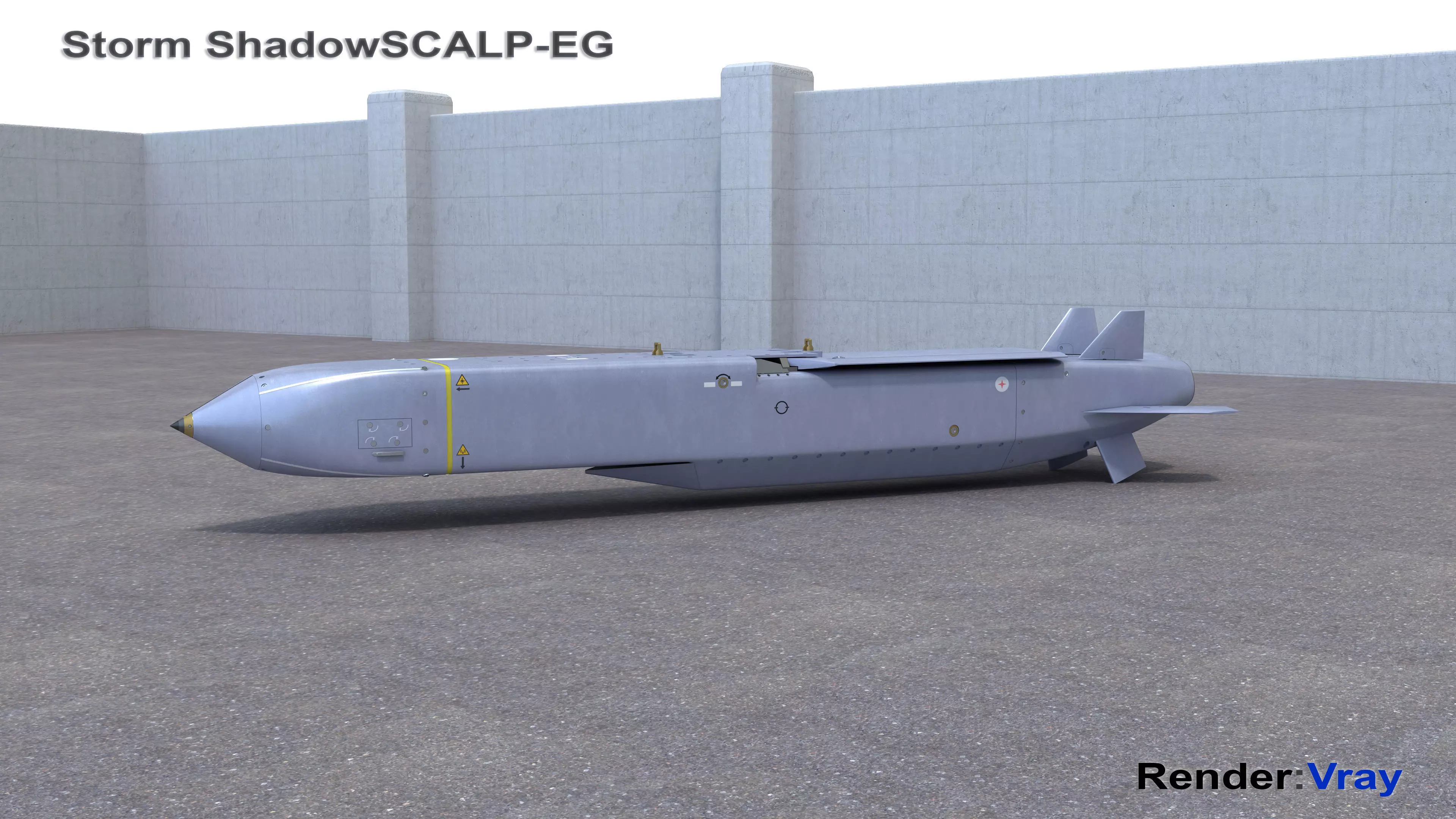 Storm Shadow SCALP-EG 3D model_0