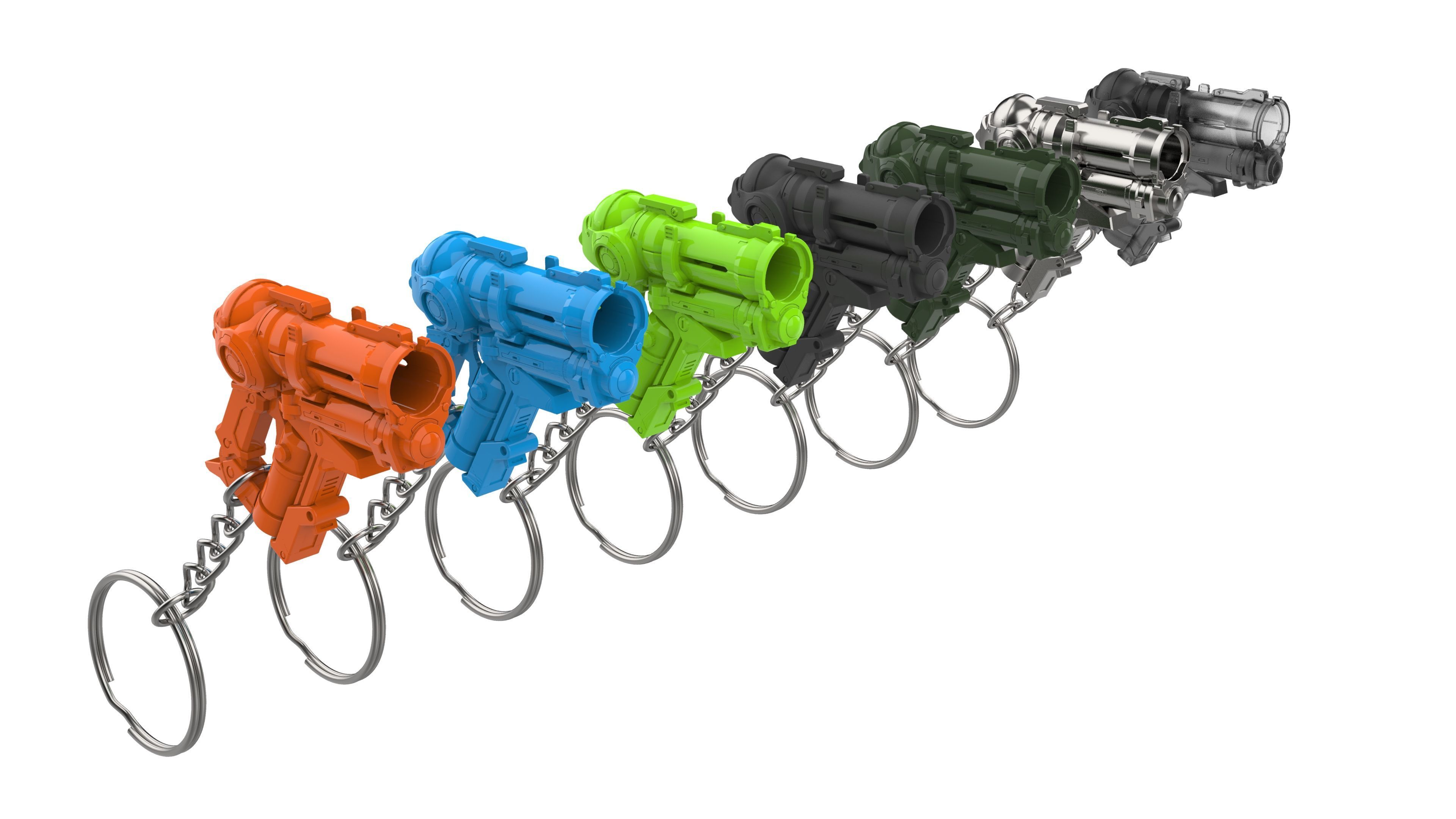 Overwatch Keychains Set part 1 - 15 Printable STL - Personal Use 3D print model_29