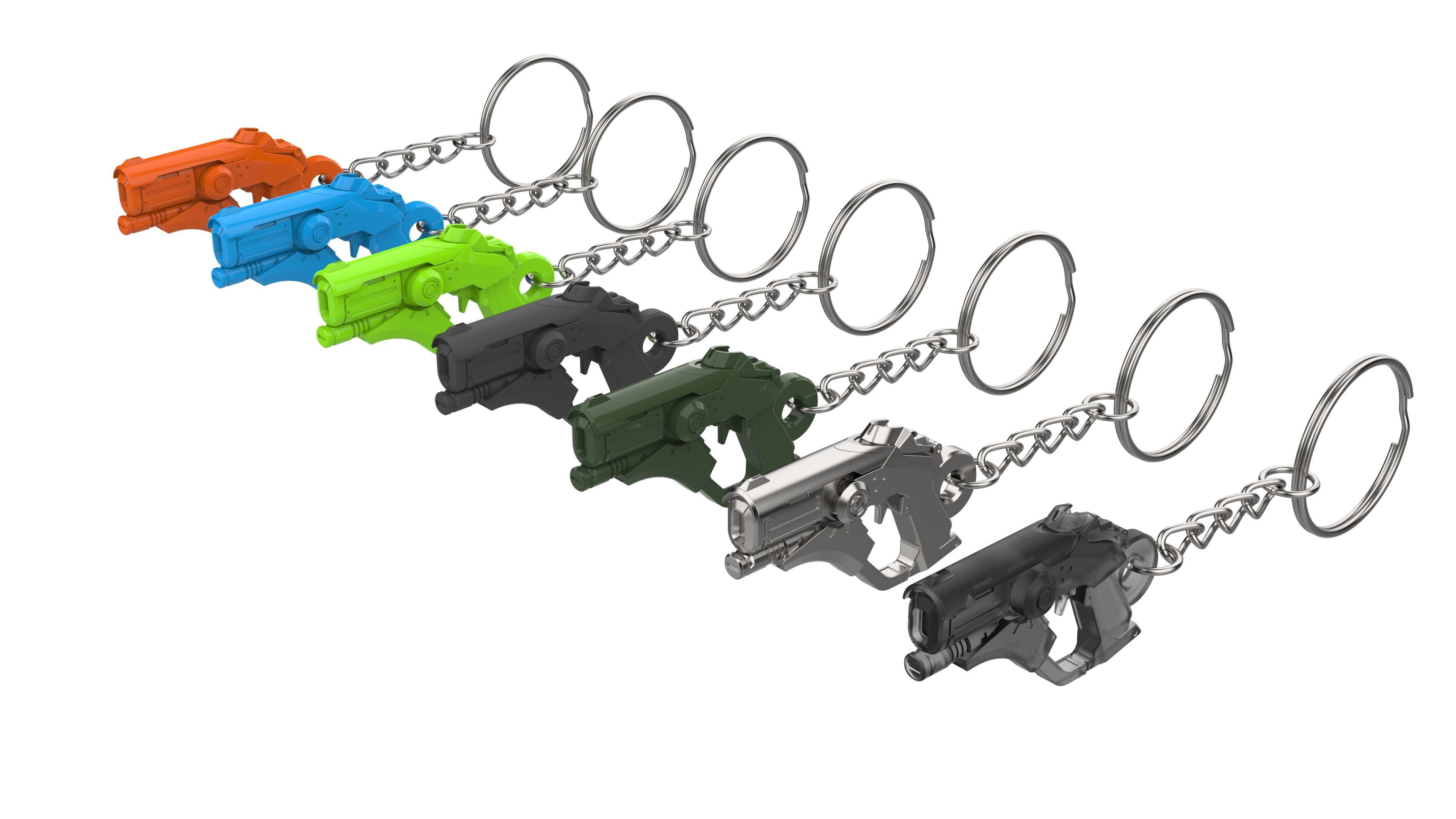 Overwatch Keychains Set part 1 - 15 Printable STL - Personal Use 3D print model_46