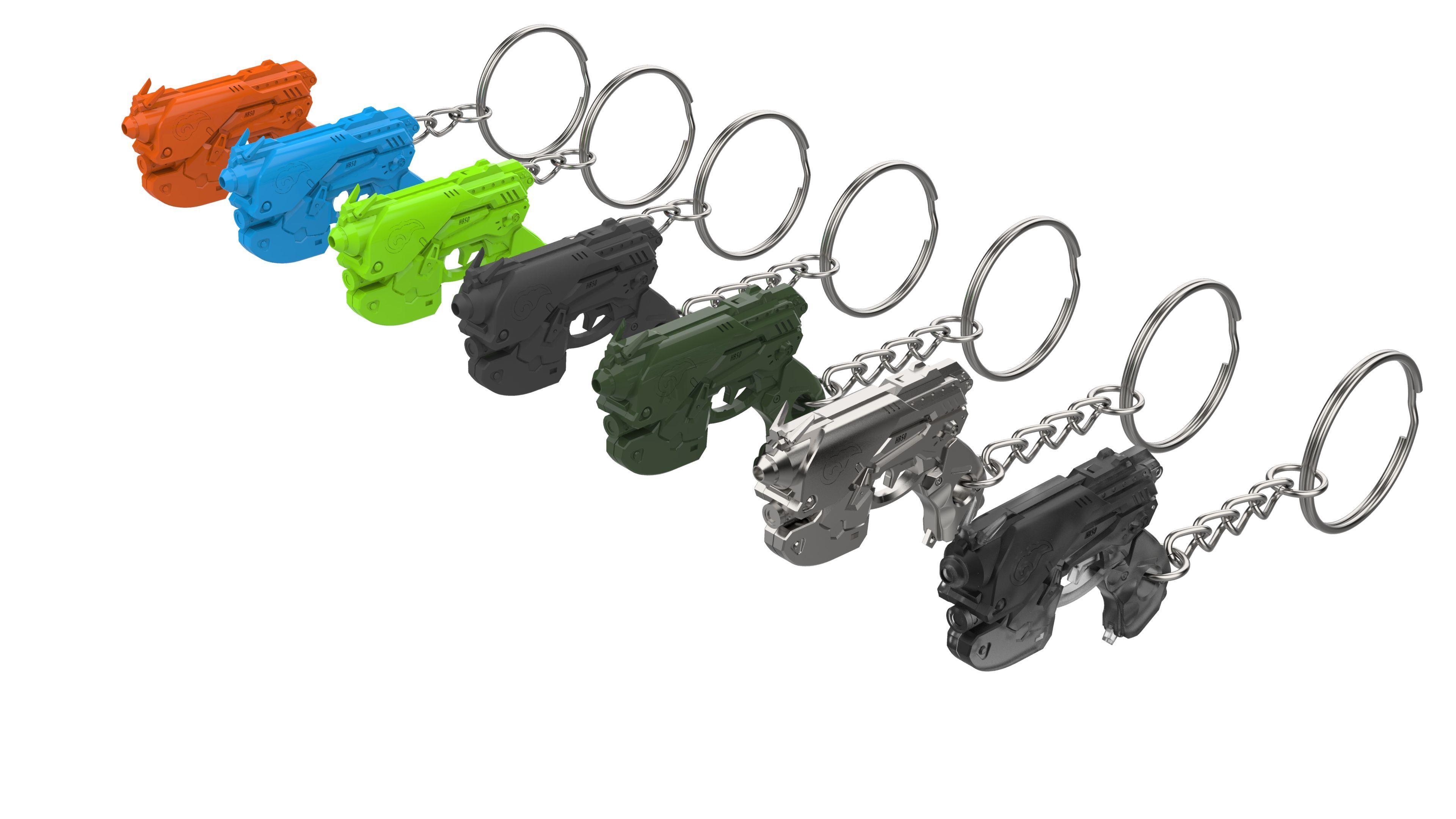 Overwatch Keychains Set part 1 - 15 Printable STL - Personal Use 3D print model_19