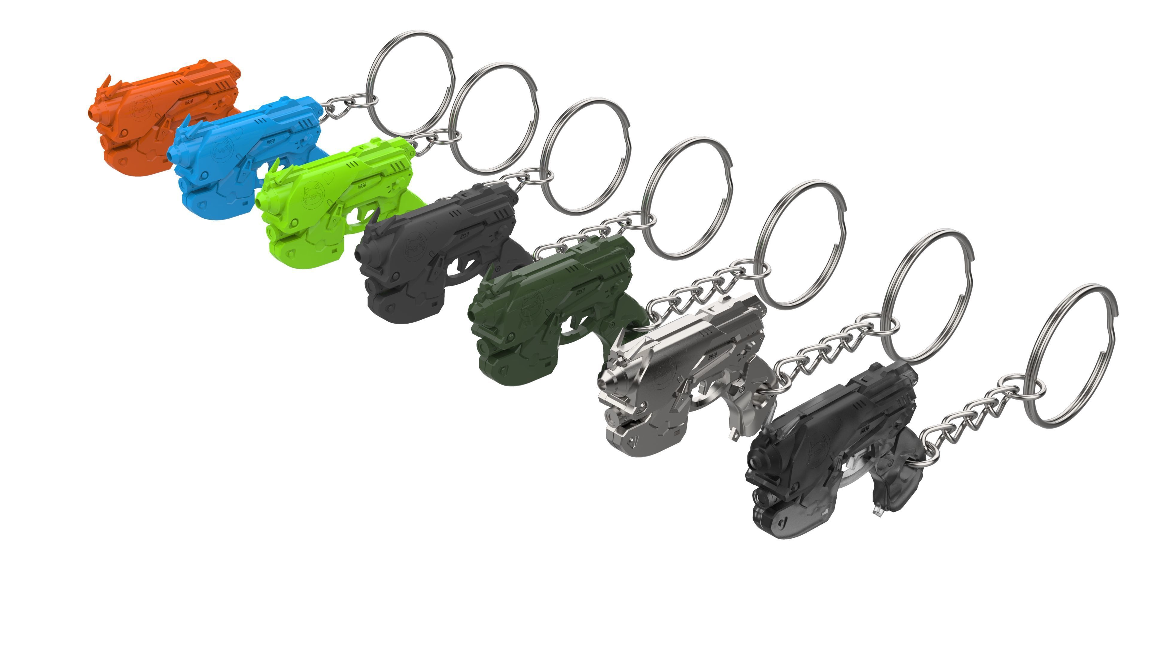 Overwatch Keychains Set part 1 - 15 Printable STL - Personal Use 3D print model_12