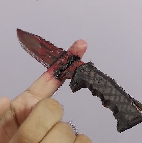 Finger Trick Knife Illusion 3D print model
