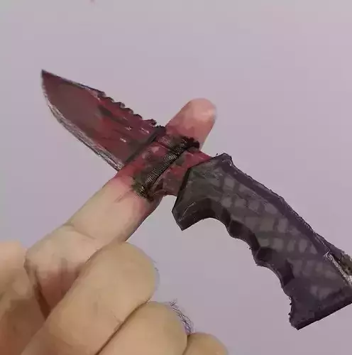 Finger Trick Knife Illusion