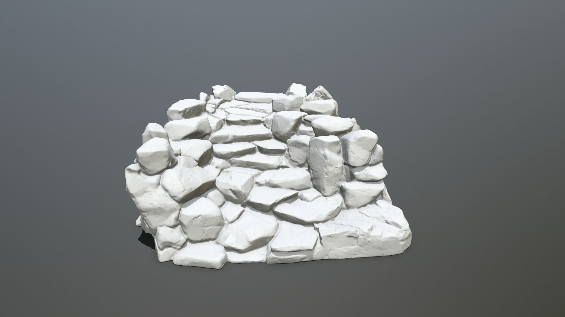 Old Stairs STL 3D print model_2