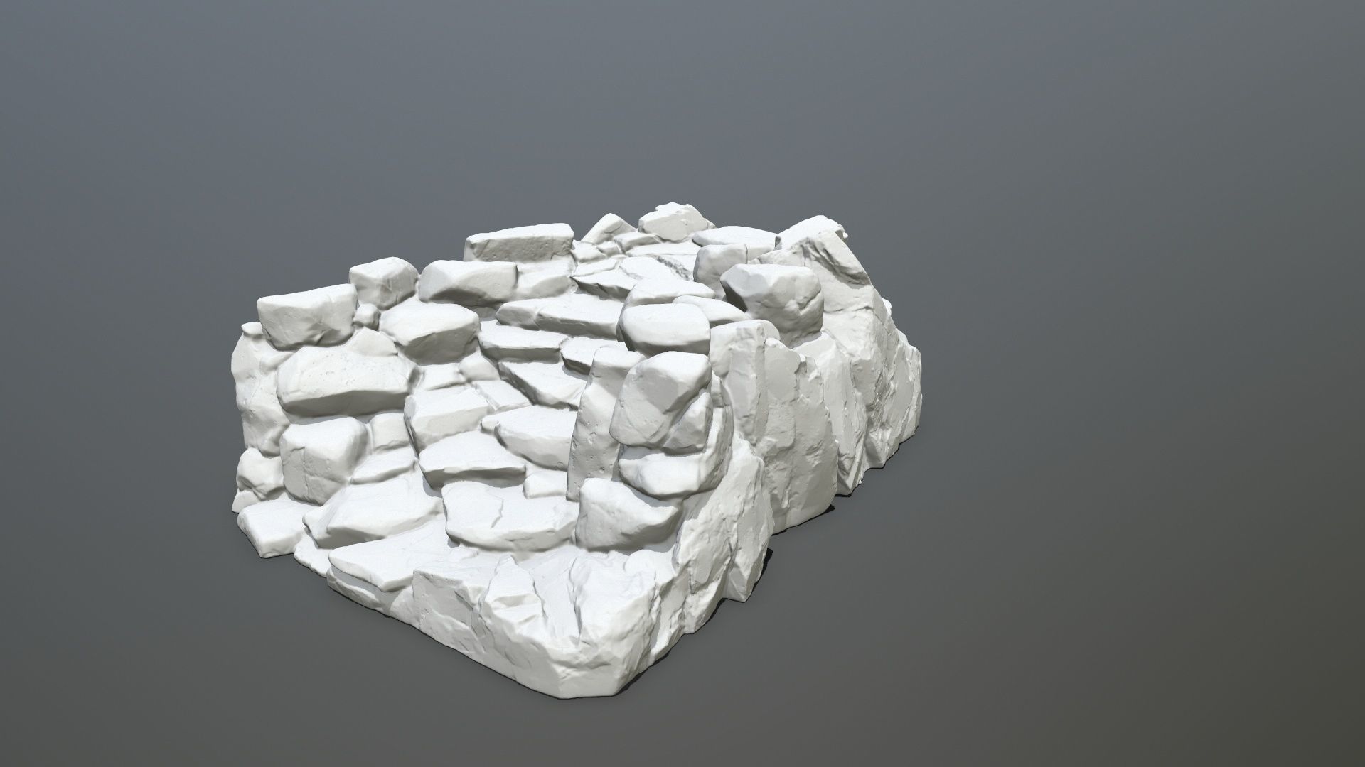 Old Stairs STL 3D print model_3