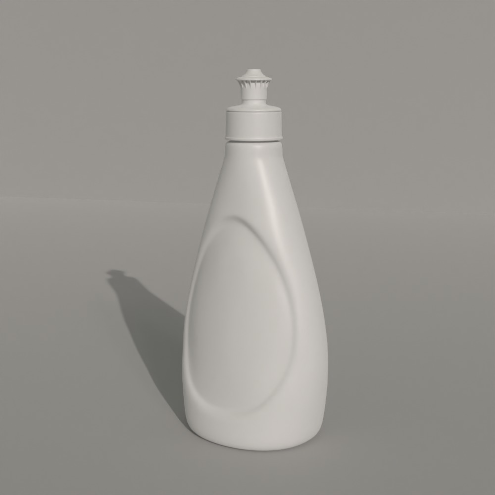 Detergent Bottle Mockup Free low-poly 3D model_4