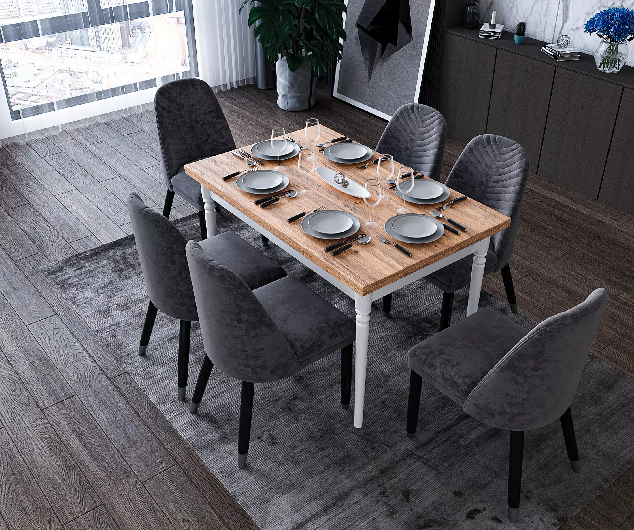 WOOD TABLE MODEL Free 3D model