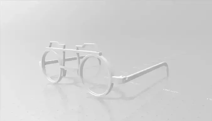 Attack On Titan Zeke Glasses 3D print model