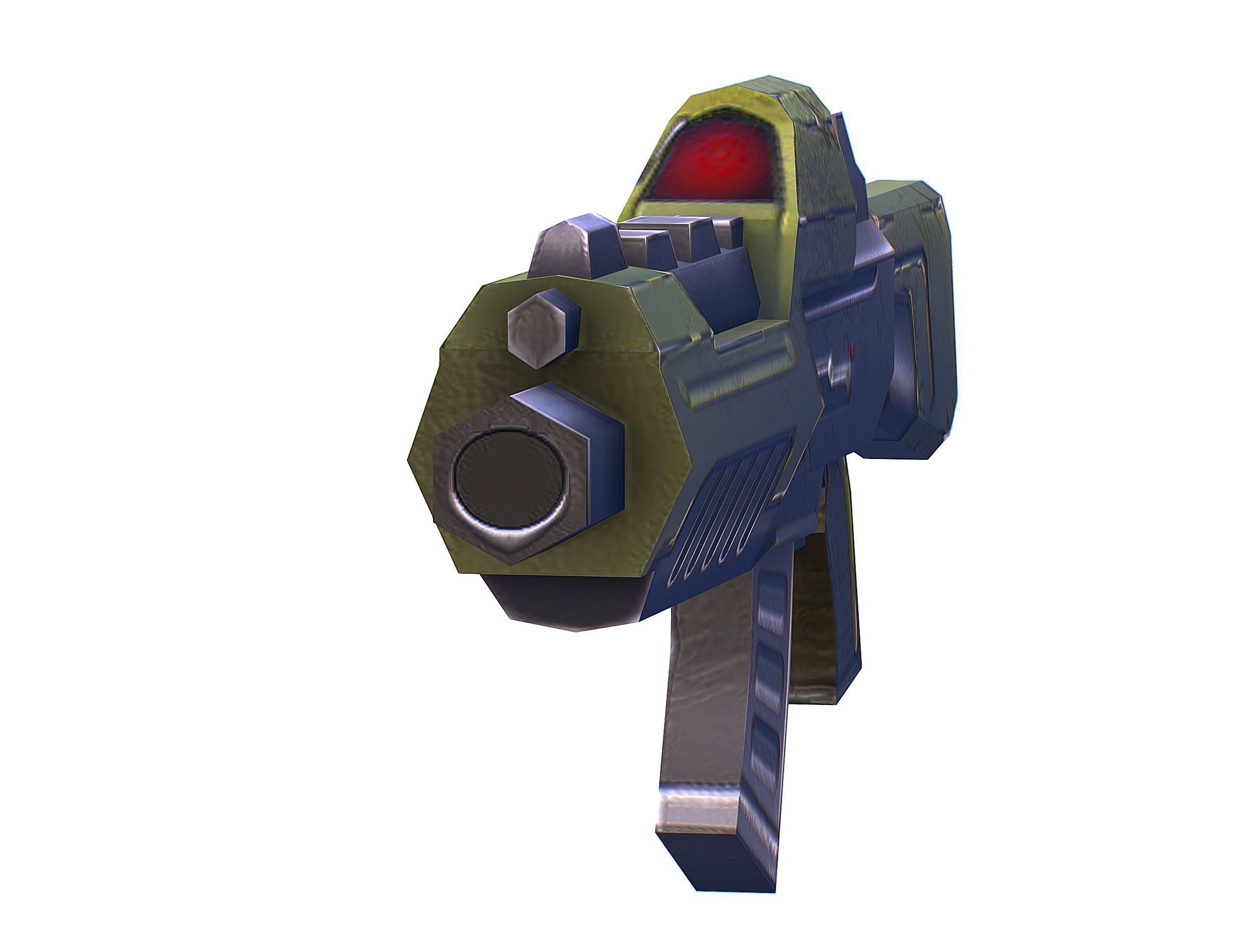 Cartoon Sci-Fi Cyborg Drone Trooper Soldier Low-poly 3D model_32