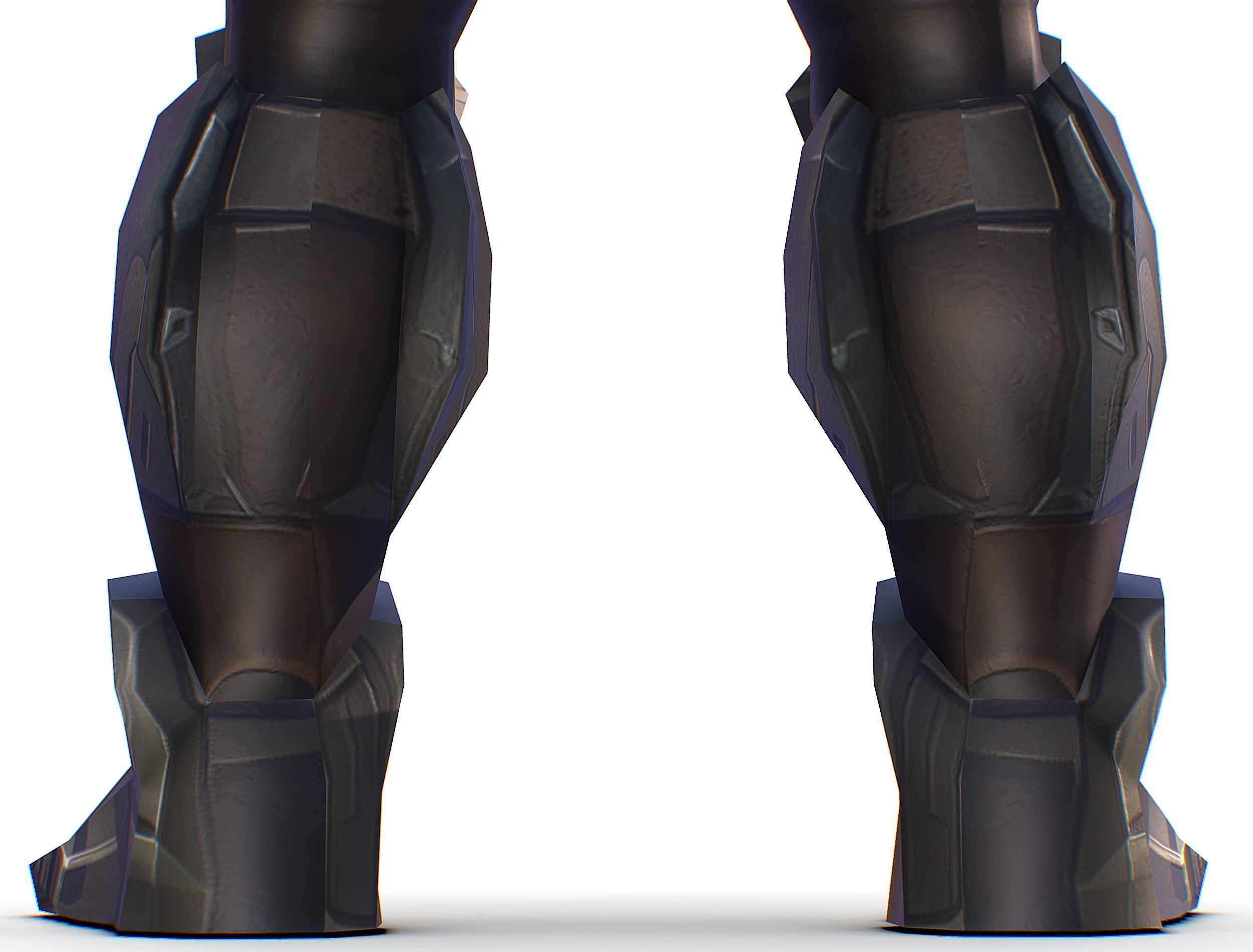 Cartoon Sci-Fi Cyborg Drone Trooper Soldier Low-poly 3D model_25