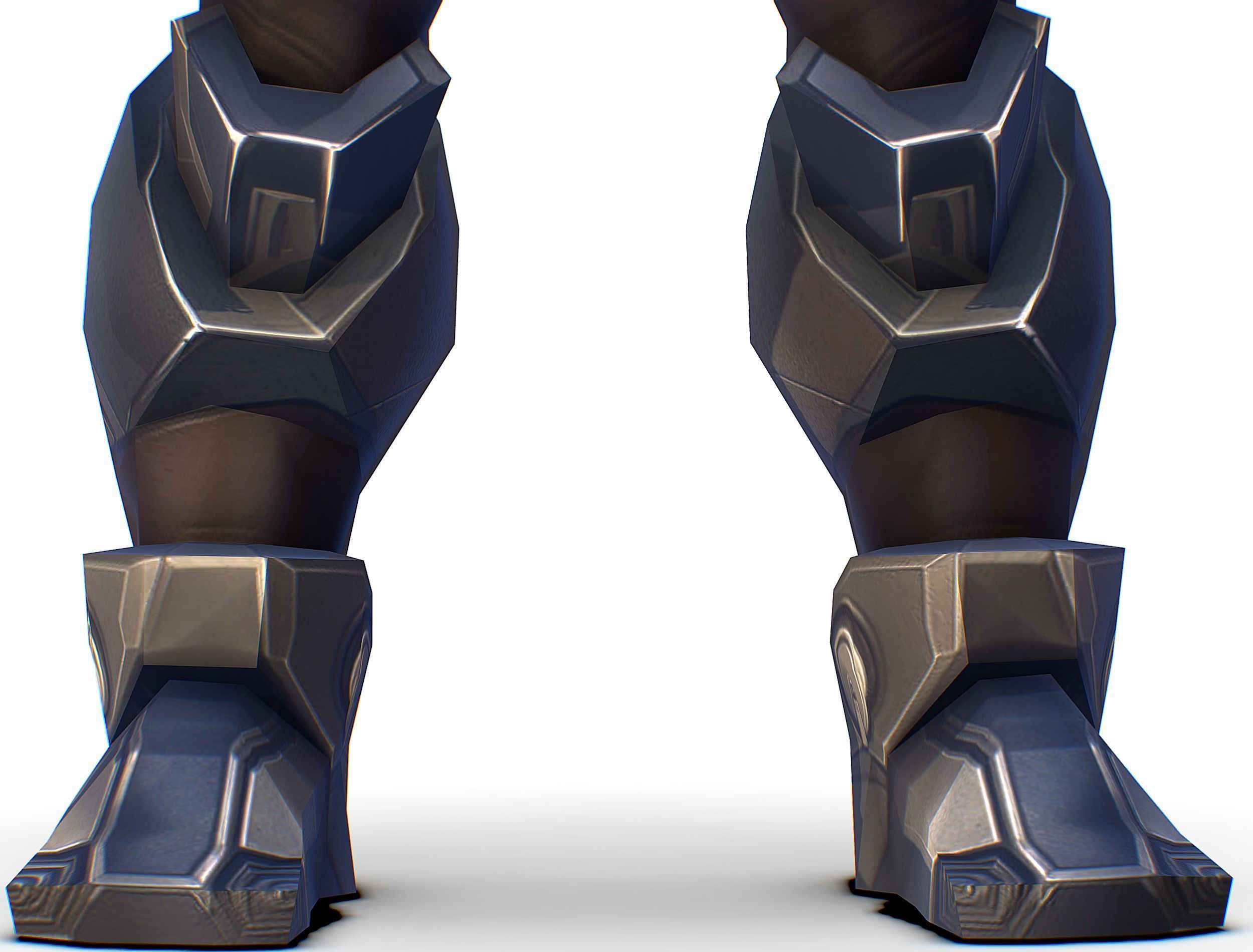 Cartoon Sci-Fi Cyborg Drone Trooper Soldier Low-poly 3D model_18