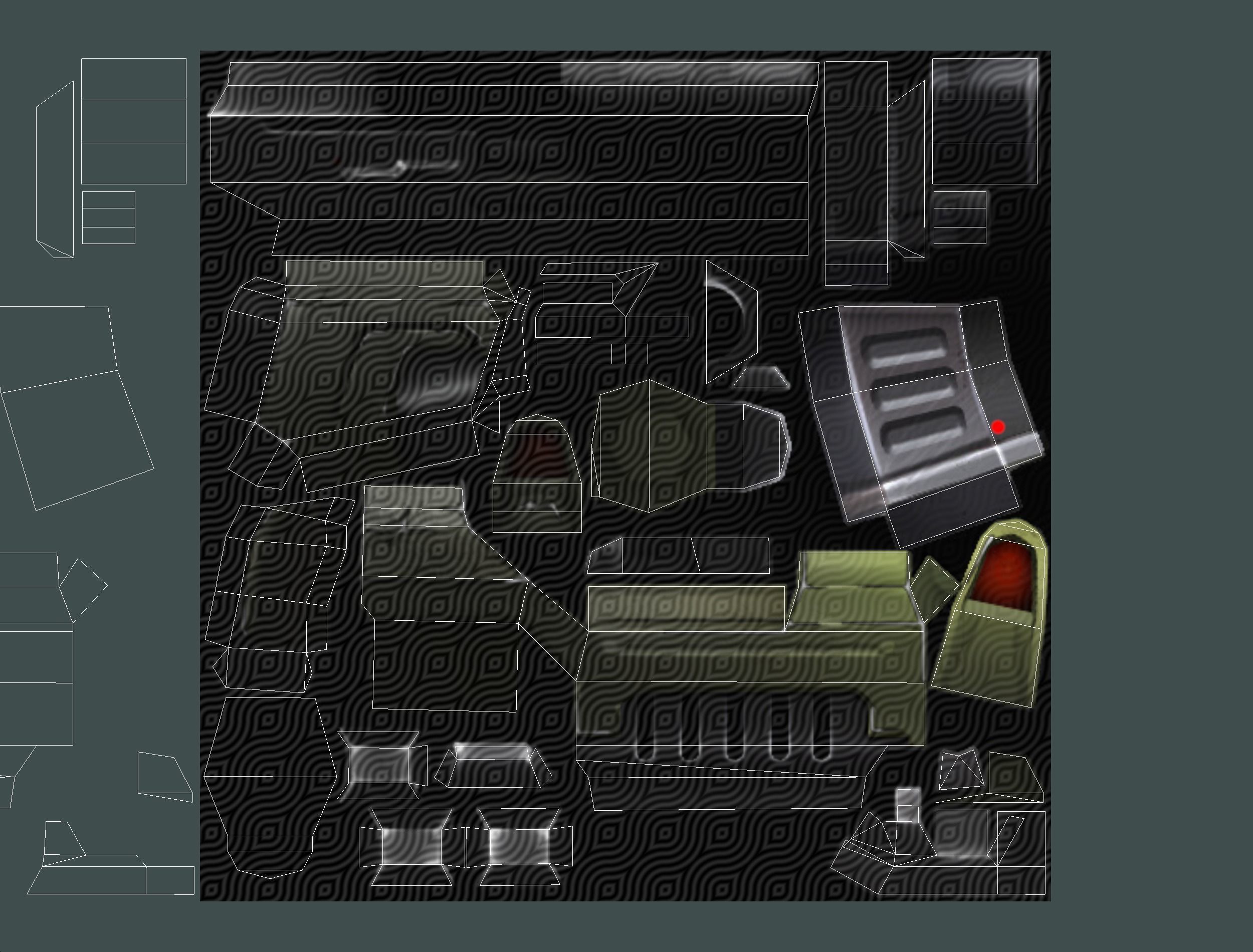 Cartoon Sci-Fi Cyborg Drone Trooper Soldier Low-poly 3D model_49