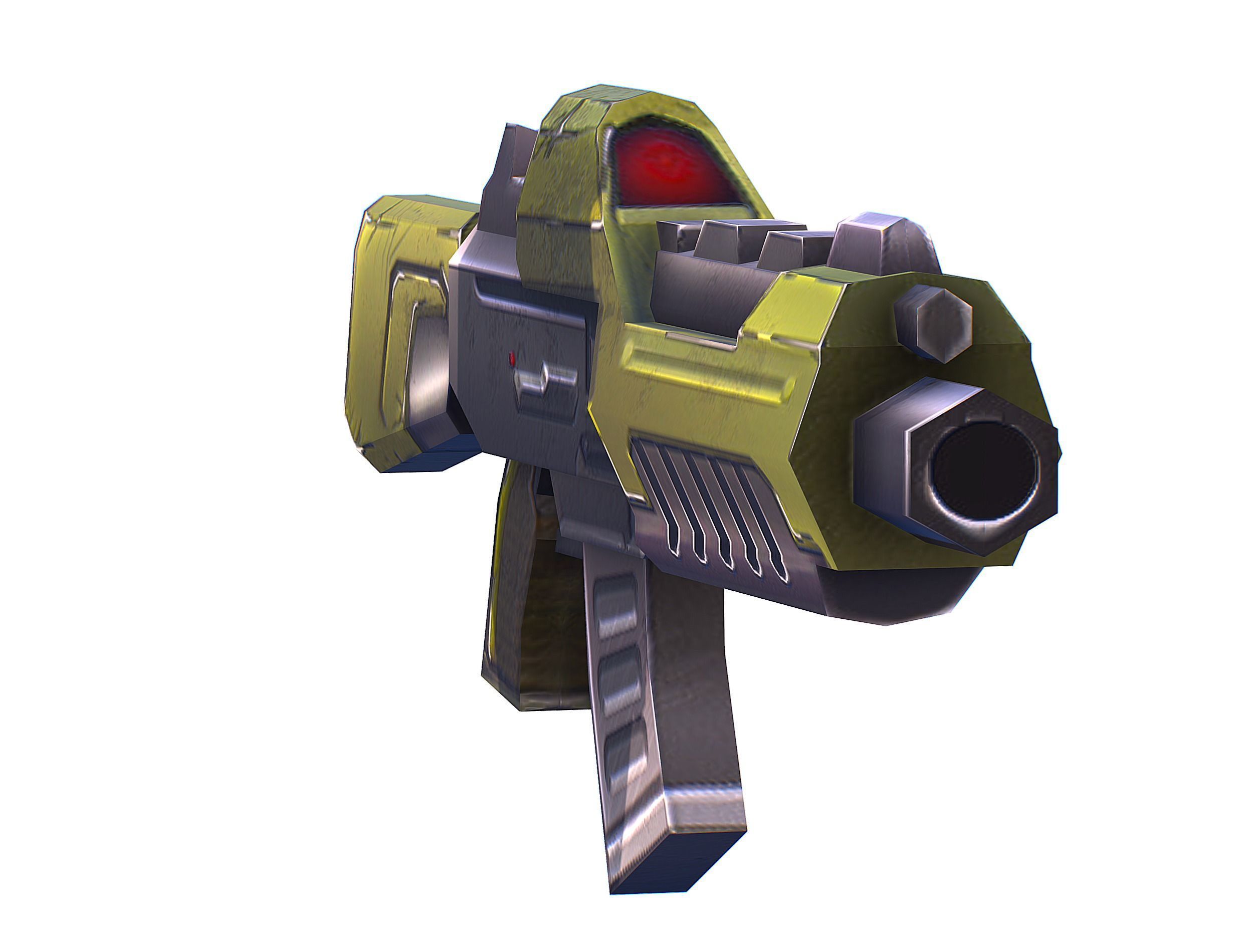 Cartoon Sci-Fi Cyborg Drone Trooper Soldier Low-poly 3D model_30