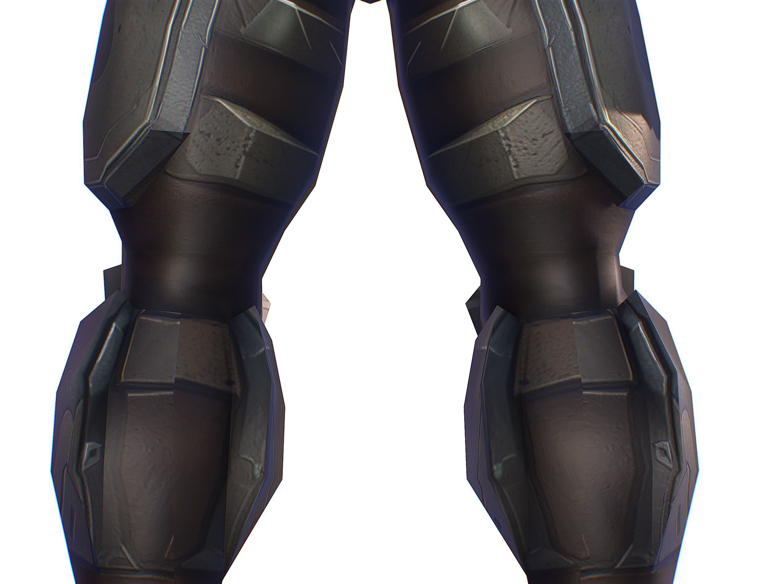 Cartoon Sci-Fi Cyborg Drone Trooper Soldier Low-poly 3D model_24