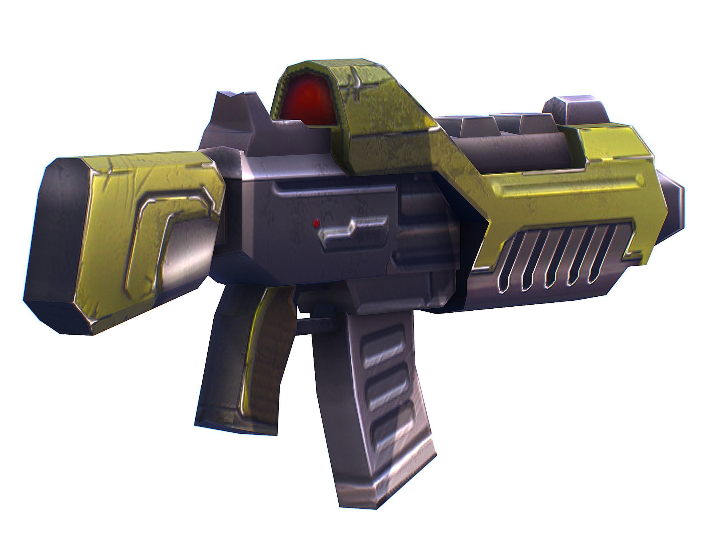 Cartoon Sci-Fi Cyborg Drone Trooper Soldier Low-poly 3D model_38