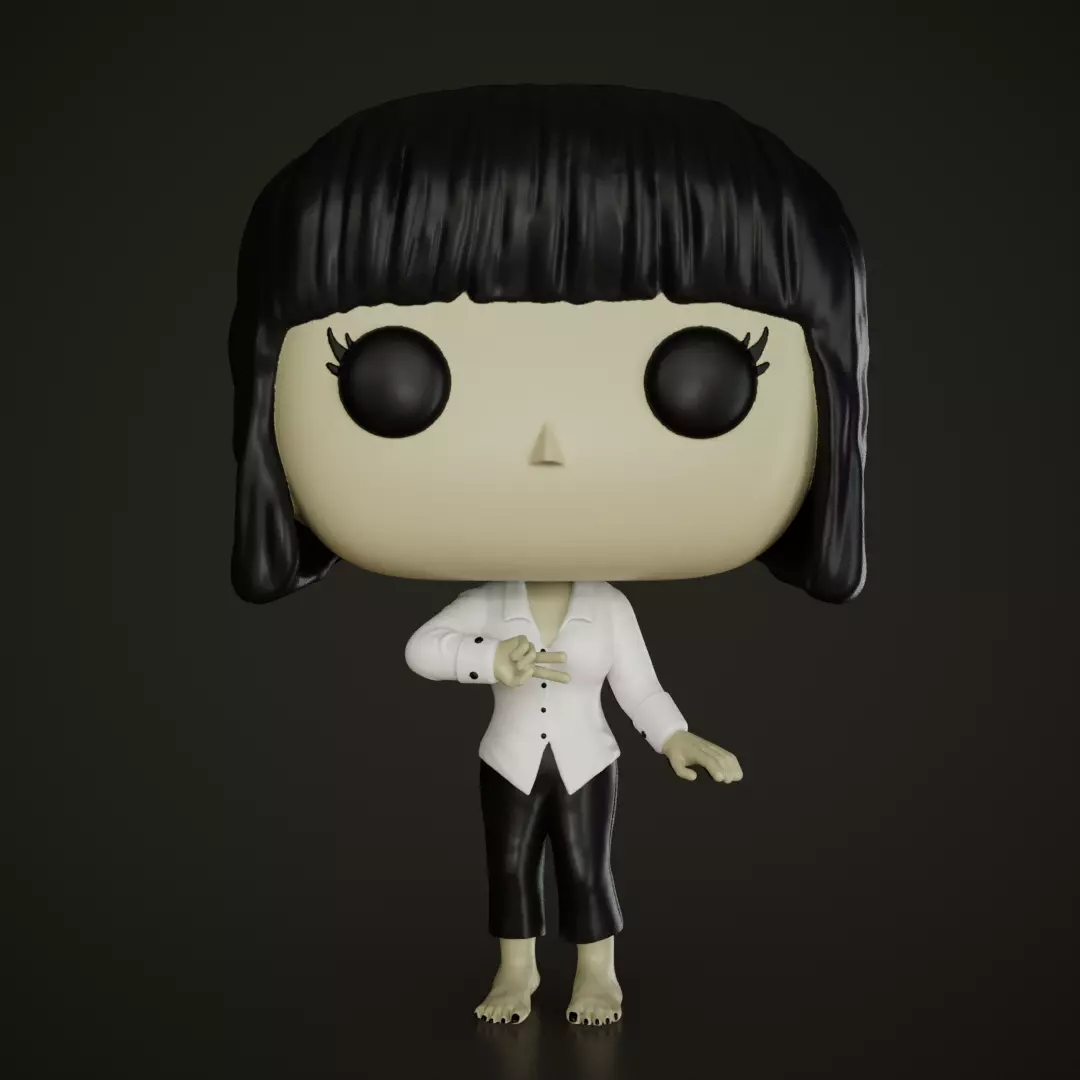 Mia Wallace - Pulp Fiction 3D print model