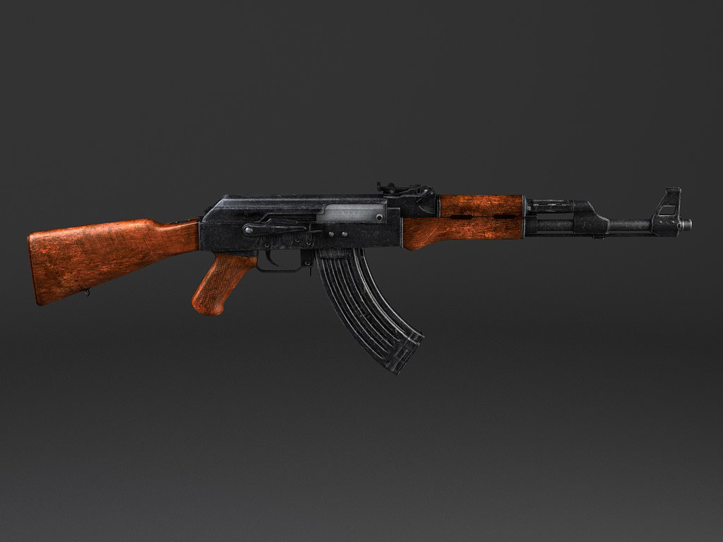 AK47 Kalashnikov 3D model_6