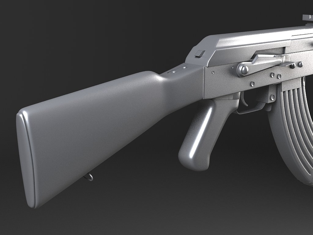AK47 Kalashnikov 3D model_13