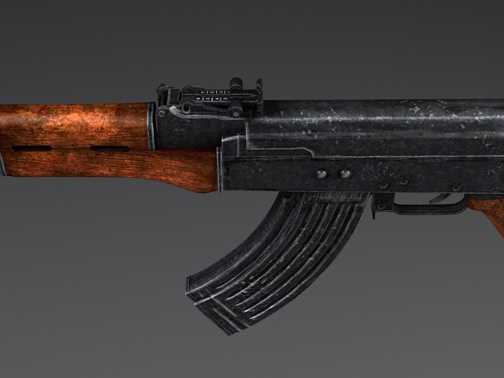 AK47 Kalashnikov 3D model_7