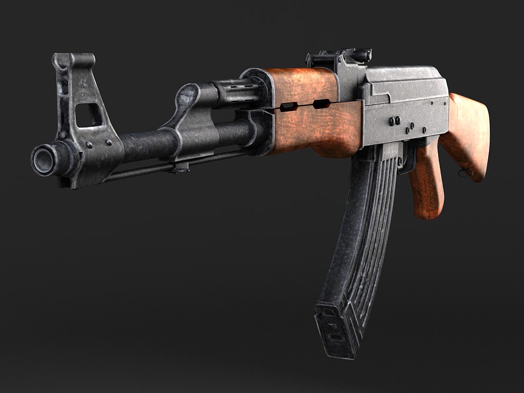 AK47 Kalashnikov 3D model_1