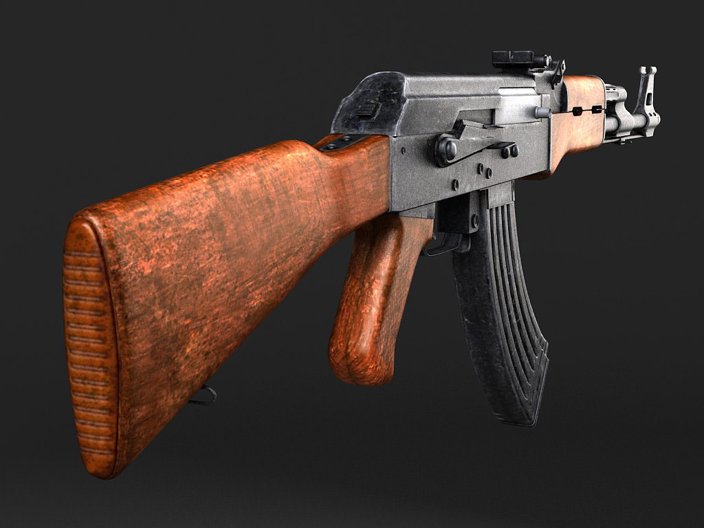 AK47 Kalashnikov 3D model_3