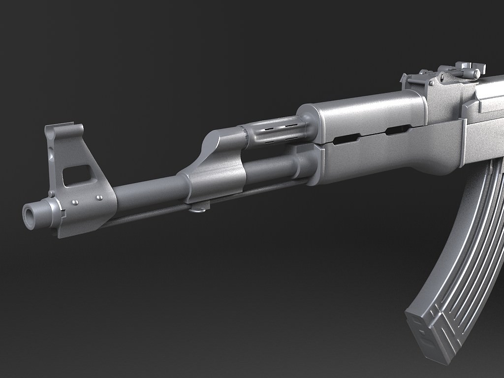 AK47 Kalashnikov 3D model_12