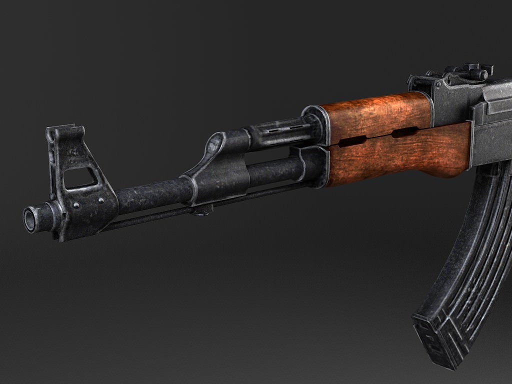 AK47 Kalashnikov 3D model_2