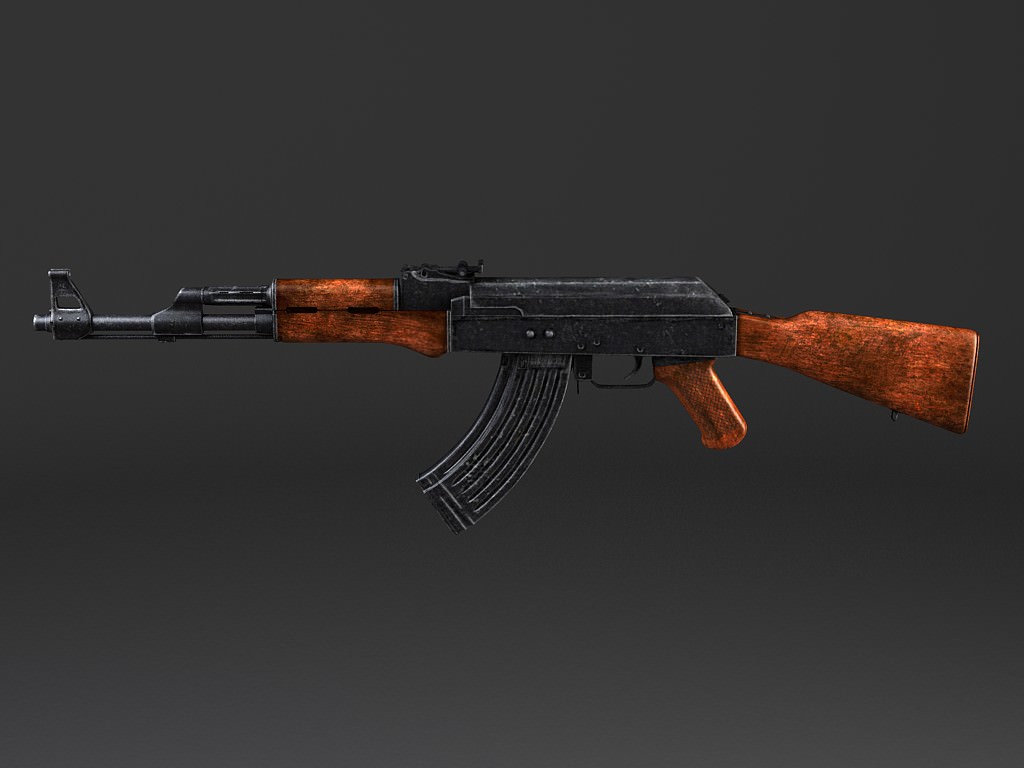 AK47 Kalashnikov 3D model_10