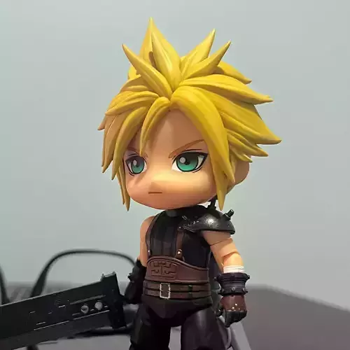 CLOUD STRIFE - NENDO CHIBI FINAL FANTASY VII 3D print model
