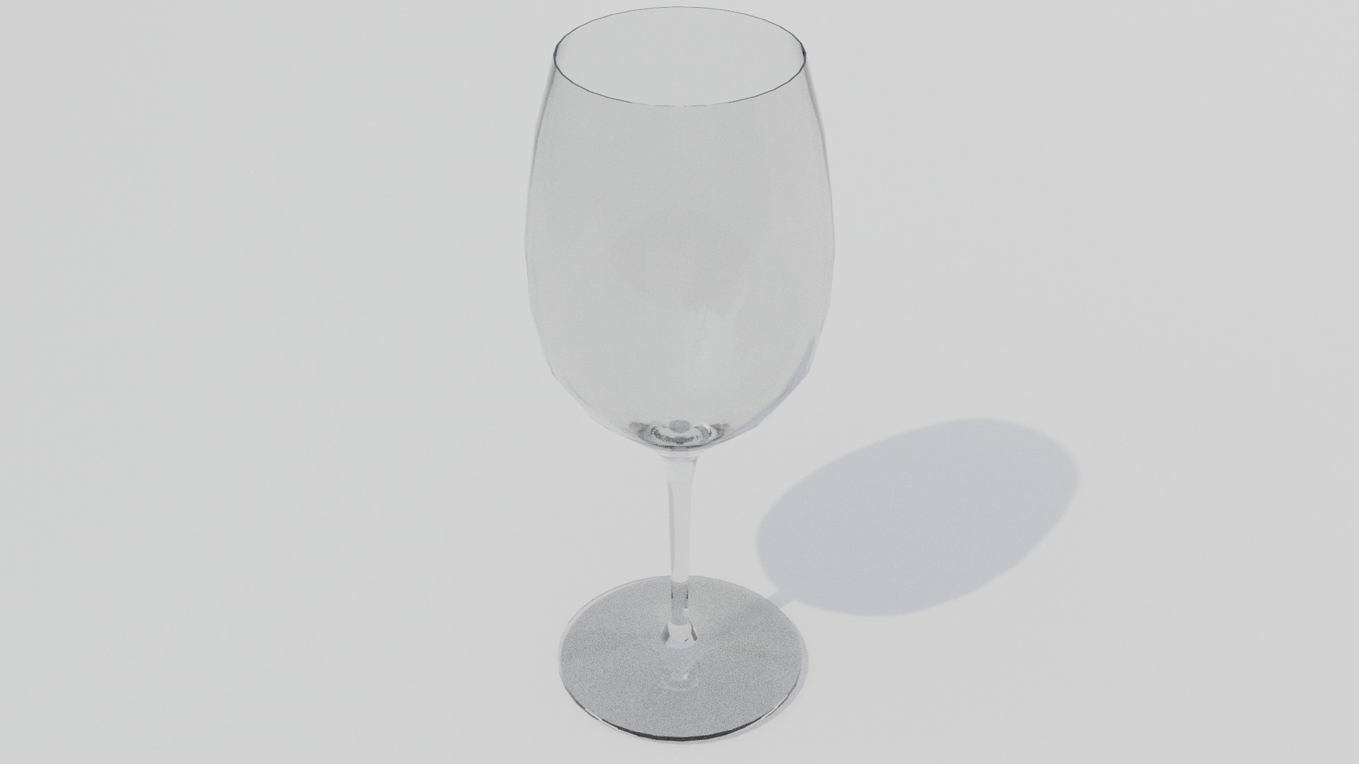 Wine Glasses Low-poly 3D model_3