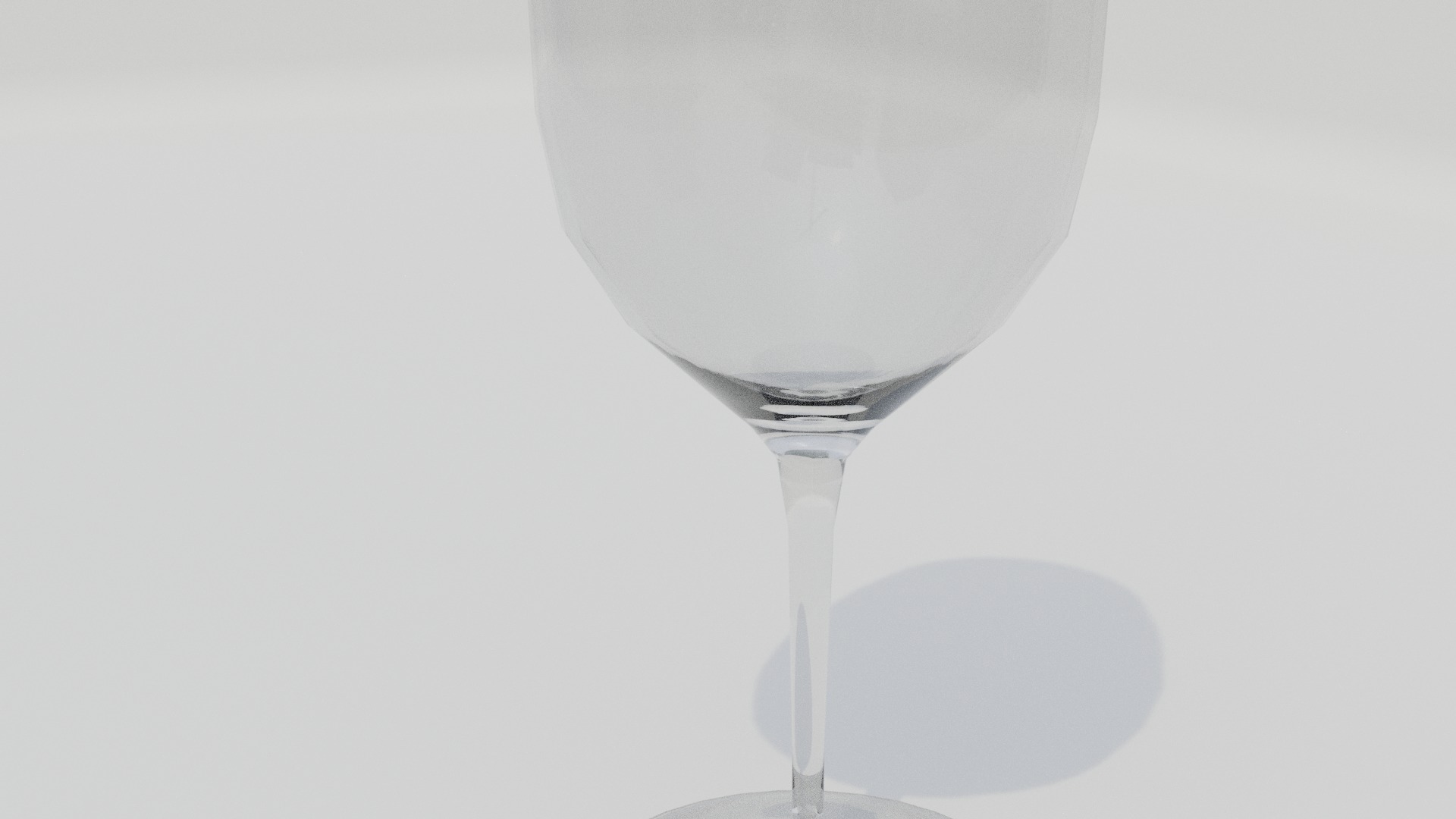 Wine Glasses Low-poly 3D model_2