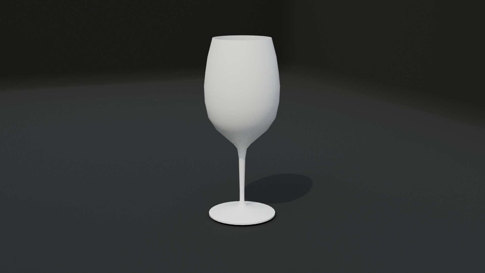 Wine Glasses Low-poly 3D model_8