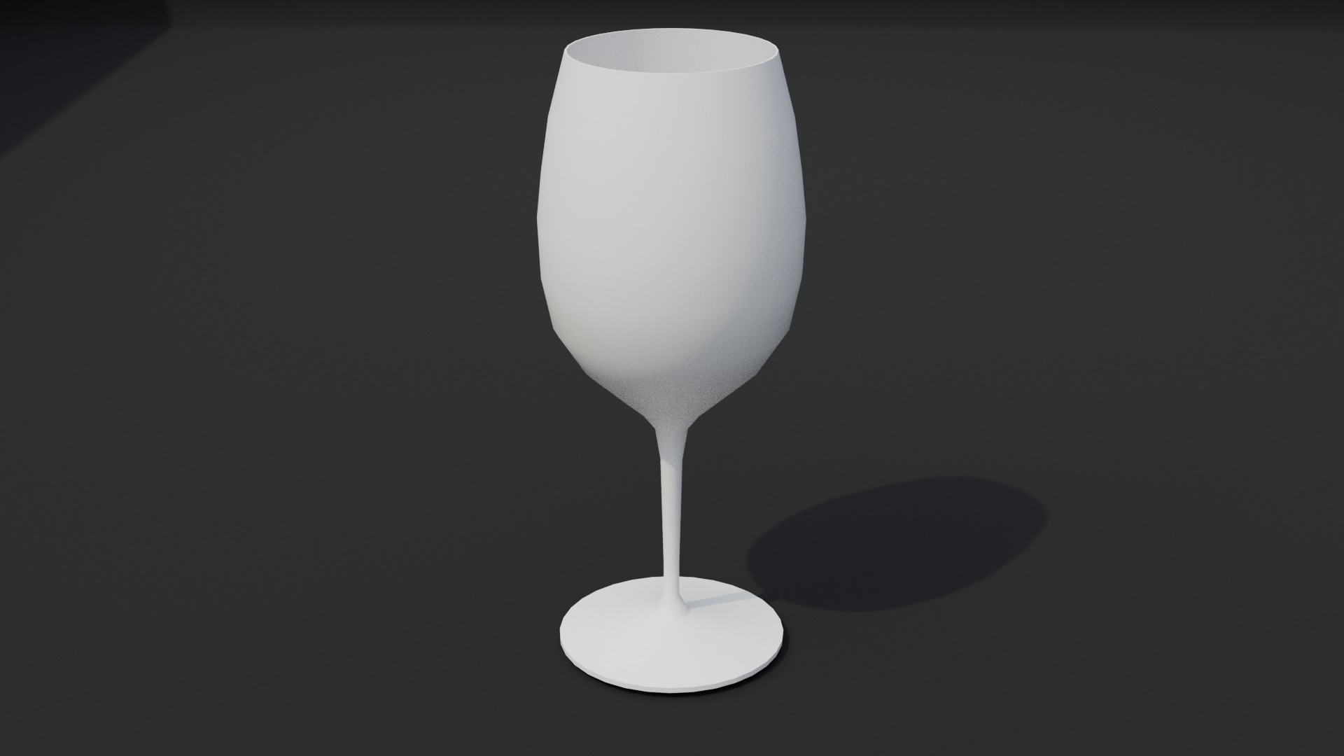 Wine Glasses Low-poly 3D model_6