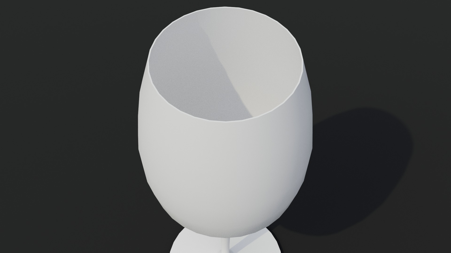 Wine Glasses Low-poly 3D model_7