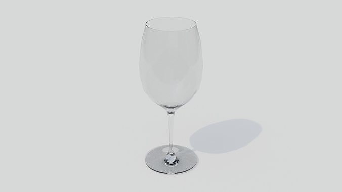 Wine Glasses Low-poly 3D model