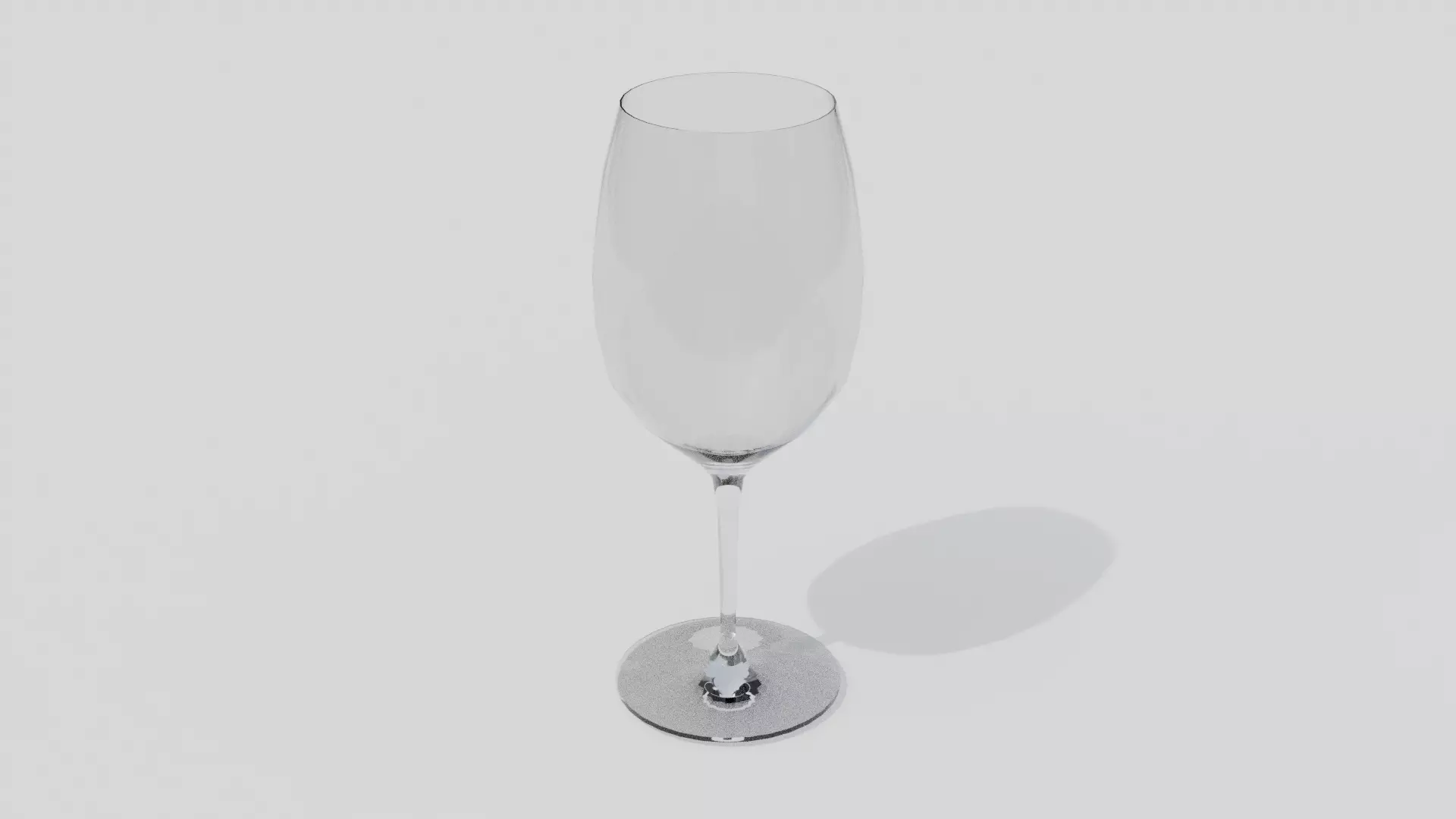 Wine Glasses Low-poly 3D model_0