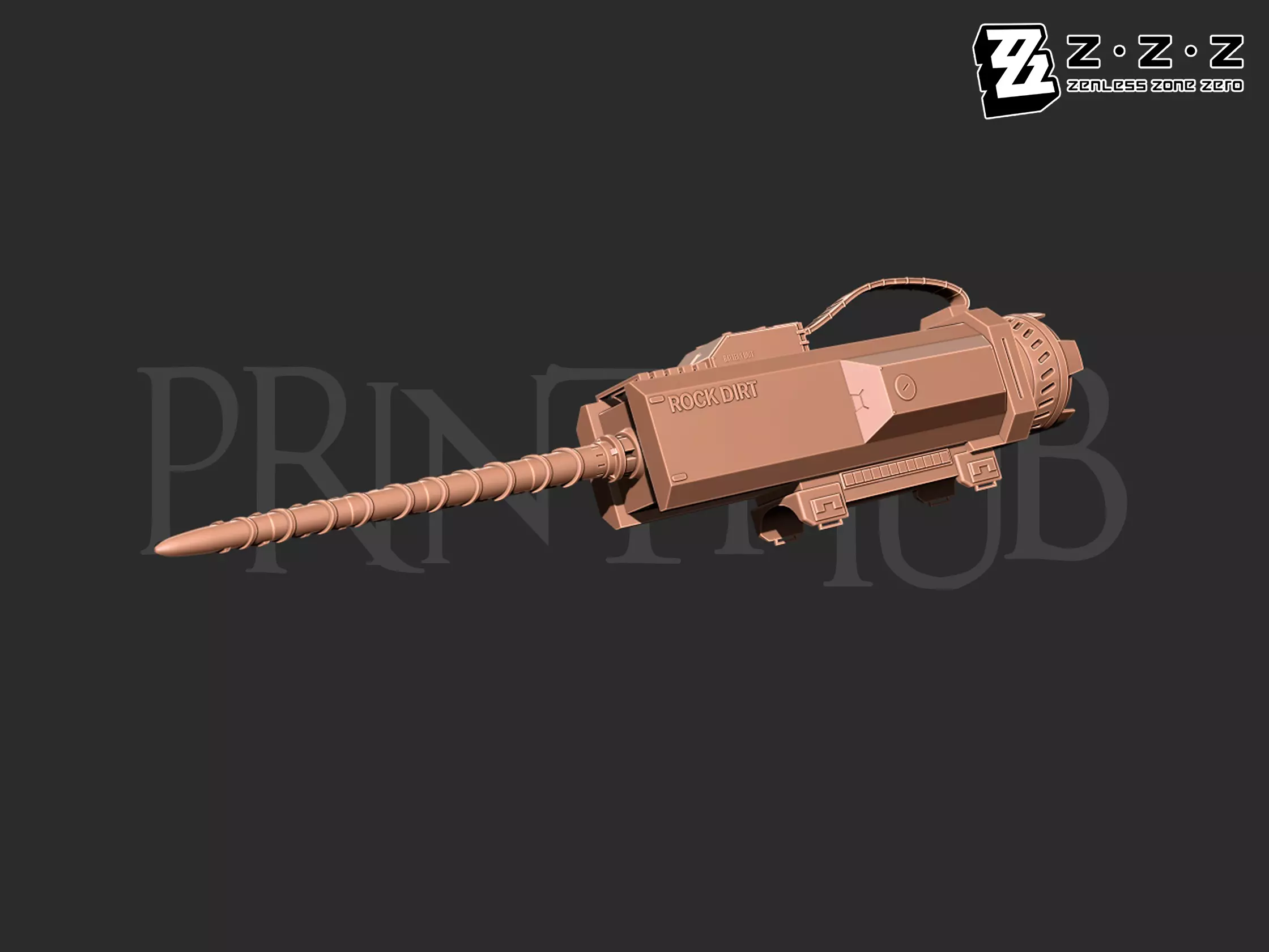 Anton Driller from Zenless Zone Zero 3D print model_0