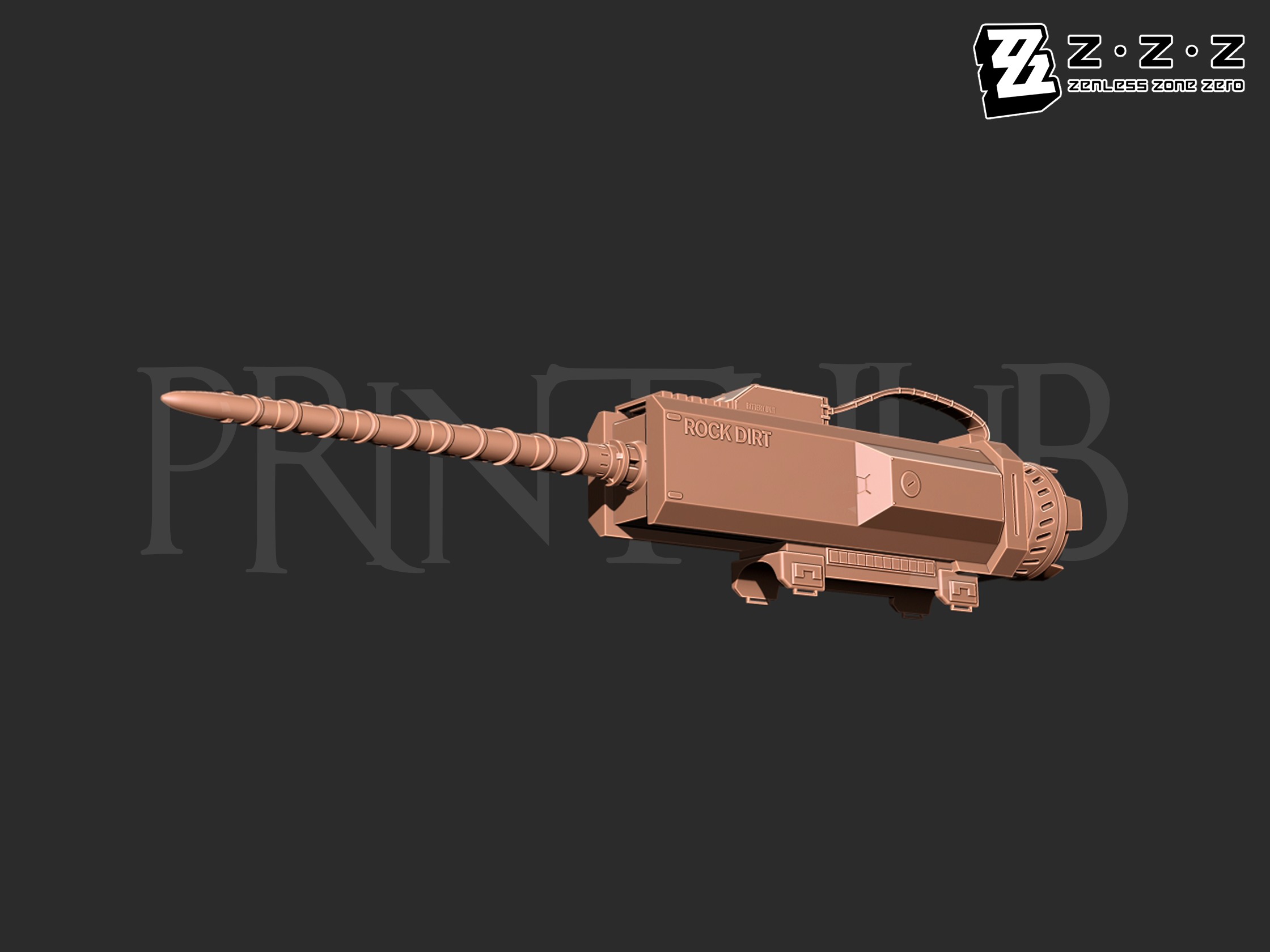 Anton Driller from Zenless Zone Zero 3D print model_2