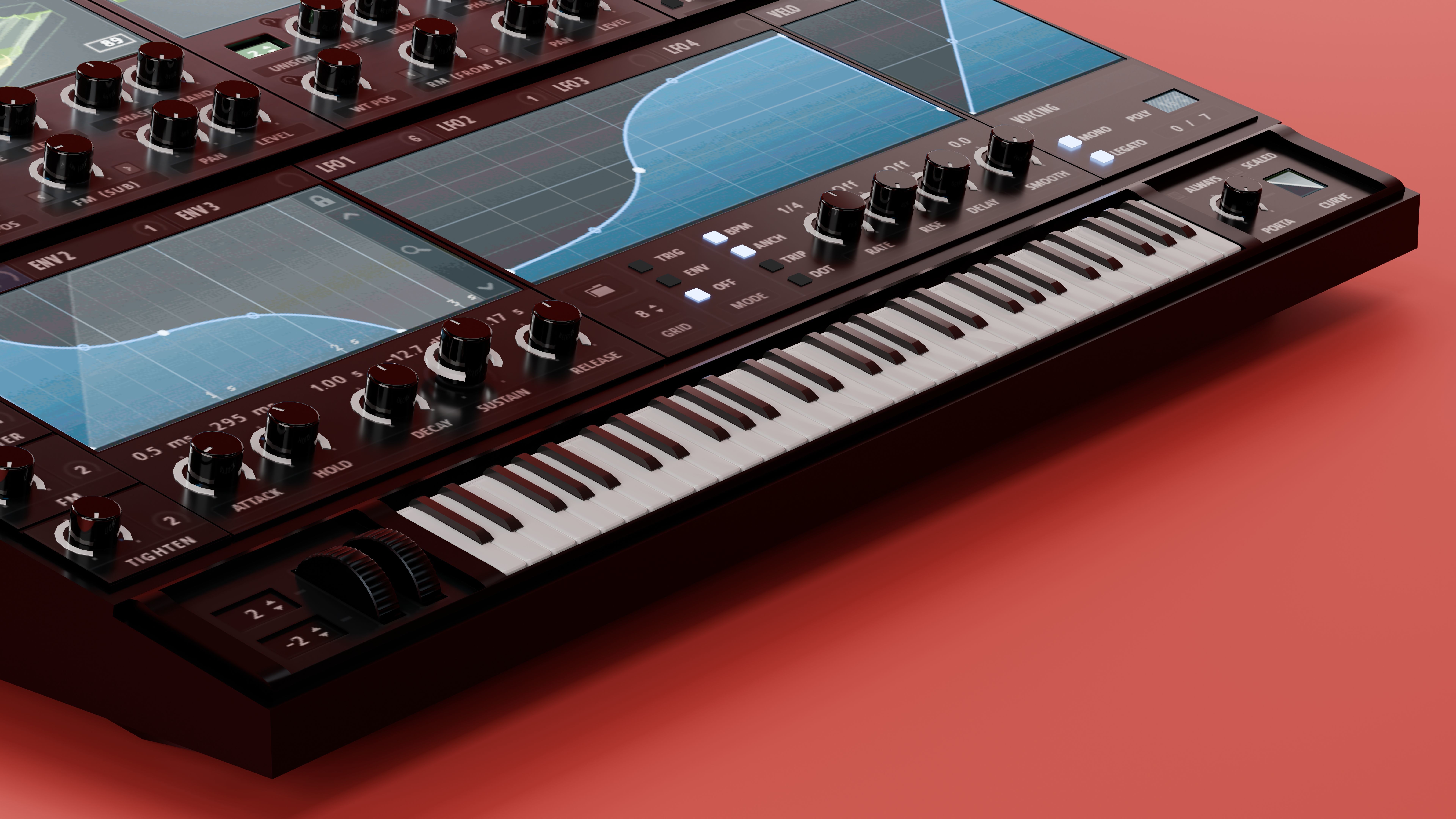 Serum1 VST by Xfer Records - Synthesizer 3D Model 3D model_7