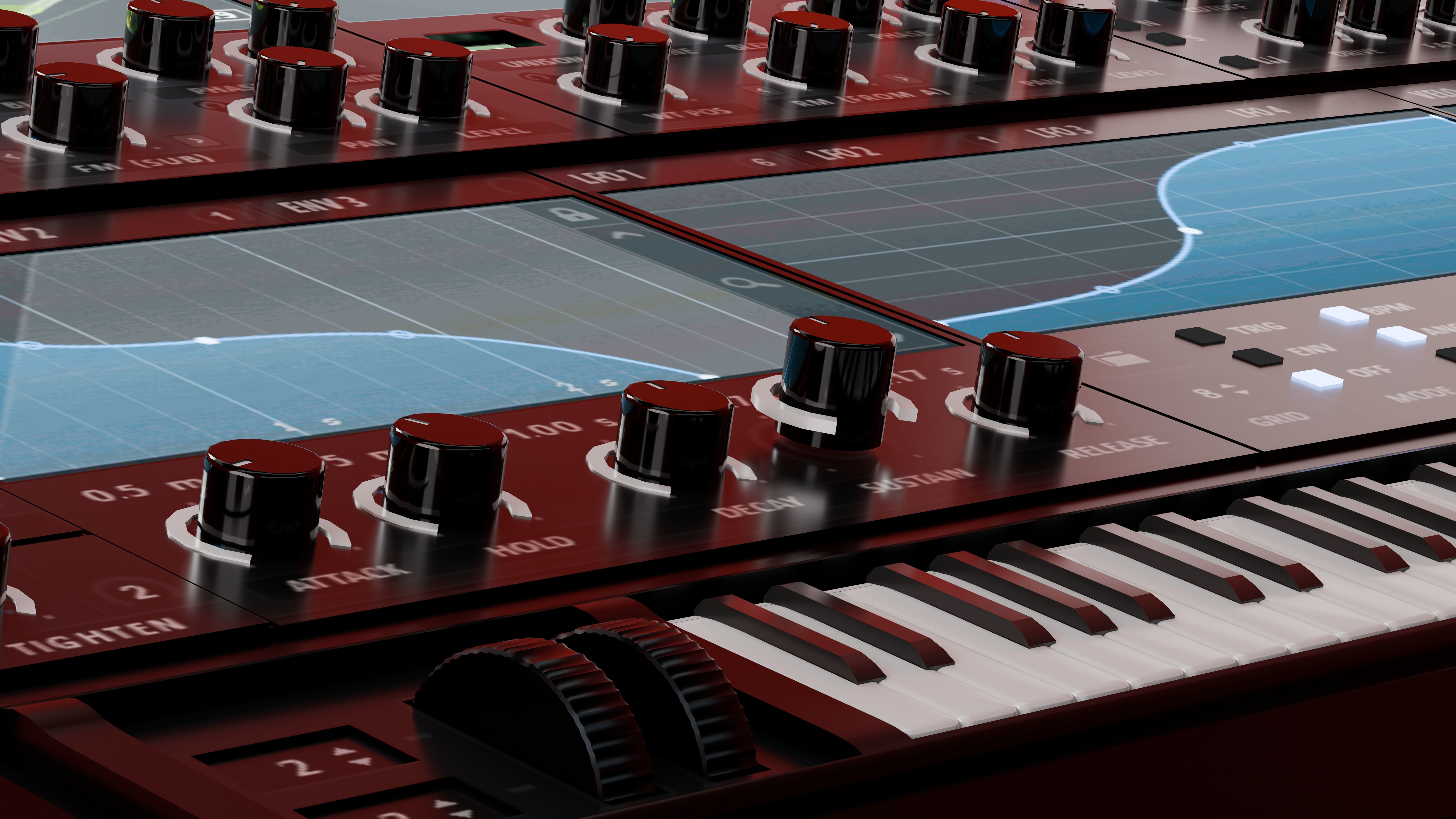 Serum1 VST by Xfer Records - Synthesizer 3D Model 3D model_5